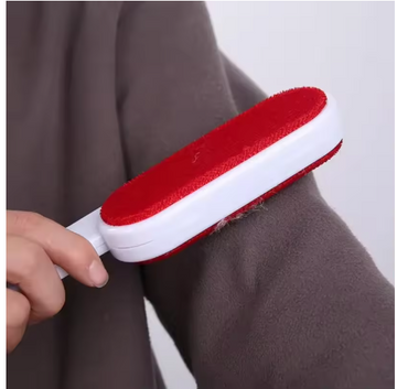 Self-cleaning Lint Sticking Roller 2 Sides Dedusting Brush Pet Hair Remover Brush Removing Dog Cat Hair from Sofa Carpet Clothes